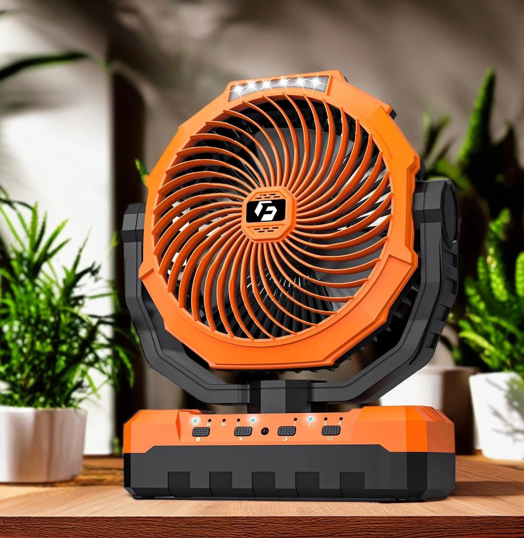 Coleman CPX 6 TENT FAN LEDライト付き Coleman Rechargeable Tent Fan/Light with Stand, CPX¬Æ 6-compatible