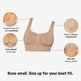 thumbnail image 6 of YITTY Nearly Naked Shaping Midi Bra, Black, 5X, 6 of 7
