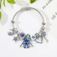 thumbnail image 2 of Disney-pulsera Pandora de Stitch para mujer, brazalete Kawaii de dibujos animados, joyería para novia, regalos para el Día de San Valentín, 2 of 4