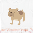 thumbnail image 4 of Inktastic Bulldog Girls Toddler Dress, 4 of 5