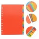 thumbnail image 5 of 20 hojas A4 Separadores de carpeta Separadores de temas para cuadernos y carpetas escolares y de oficina, 5 of 7