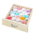 thumbnail image 3 of YBM Home Plastic Honeycomb Drawer Organizer for Undergarments, 8-Pieces, 3 of 3