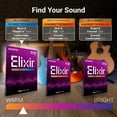 thumbnail image 3 of Cuerdas para guitarra acústica Elixir 80/20 Bronze con revestimiento POLYWEB, 3 of 6