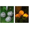 thumbnail image 3 of Luces Solares Para Jardín Al Aire Libre, Lámpara De Piedra De Simulación, Luces Nocturnas De Paisaje Impermeables Para Camino De Patio De Césped Sweethay HA036780-00, 3 of 6