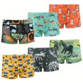 thumbnail image 1 of SNNROO 6 Pieces Boys‘ Boxer Briefs - Comfortable  Breathable  Cute Patterns for Daily Wear, 1 of 7