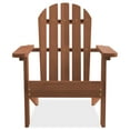 thumbnail image 4 of Casafield Children's Adirondack Chairs, Set of 4 Wood Outdoor Kid's Chairs Partially Pre-Assembled - Espresso, 4 of 8