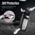 thumbnail image 3 of for Audi Key Fob Cover with Carbon Fiber Belt Keychain, Stylish Soft TPU Key Case for Audi A3 A6-A8 E-Tron S3 RS6-7 SQ7-8Series Smart Key, 3 of 5
