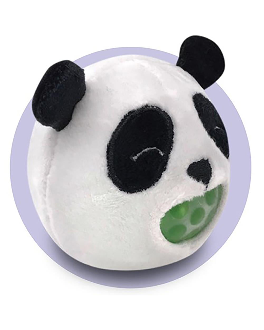 Panda Plush Toy Cute Stuffed Animal Plushie Ball Chain Size Purple Yellow Amuse 