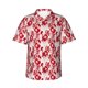 thumbnail image 1 of Balery Bloody Hand 2 Camisas hawaianas de manga corta para hombre, camisas playeras de corte holgado, camisas de vacaciones con botones,Small, 1 of 7