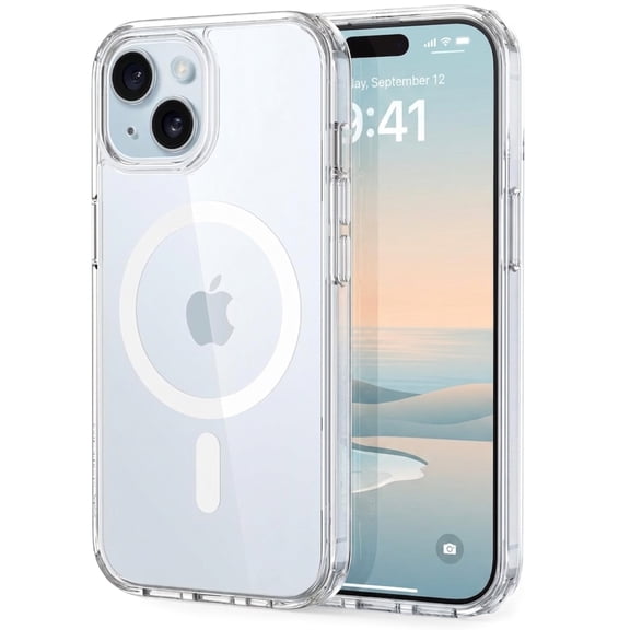 iPhone 14 Plus / iPhone 15 Plus Case, Clear Case, Shockproof, Slim-fit Cover