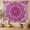 D, variant on XaaKee Large Wall Tapestry, Pastel Pink Bohemian Tapestry Wall Hanging, High-Quality Polyester Bedroom Tapestry, Living Room Decor, 60x40Inch