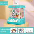 thumbnail image 2 of Claw Machine for 4-year-olds, with coins, doll & capsule, light & music, DIY candy catch, aquamarine C – aqua green, 2 of 4