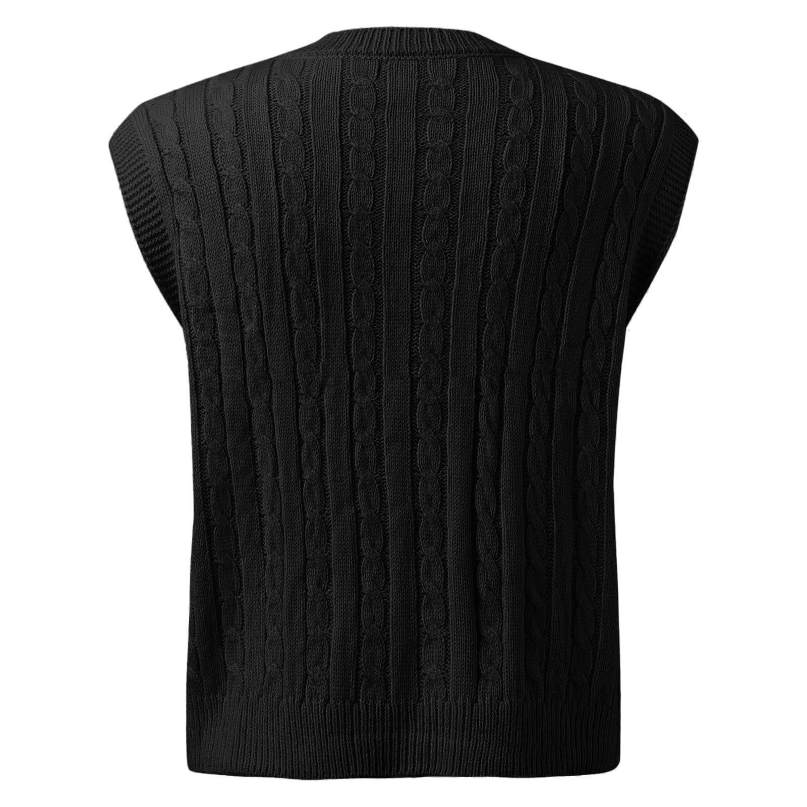 【SUBLATIONS】FURROW KNIT VEST .11【BLACK】 sublations FURROW KNIT VEST .11 【BLACK】