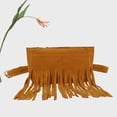 thumbnail image 3 of Bolsa Riñonera de cuero con borla retro para mujer Ndcxsfigh Para Estrenar, 3 of 7