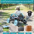 thumbnail image 6 of Sopbost Kawasaki Teryx KRX 1000 Licensed 24V Kids Ride On Toy, 4WD Electric Ride on UTV for Kids Ages 3–6 with Remote, EVA Tires, 4 Mph, Blue, 6 of 9