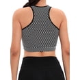 thumbnail image 6 of SHCKE Women's Yoga Sports Bras Cutout Crop Workout Tops Medium Support Active Bra with Removable Cups, 6 of 6