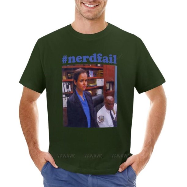 Camisetas de algodón para hombre, camisetas #nerdfail, camisetas, ropa hippie, tops bonitos, camisetas de entrenamiento para hombre