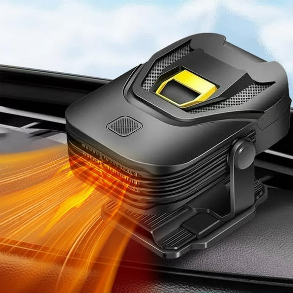 Car Heater,Upgraded 12V Portable Car Heater & Windshield Defroster,2-in-1 Fast Heating & Cooling Fan with 360° Swivel Base,Plug-in Auto Car Heaters for Vehicle,SUVs,Trucks & RVs