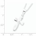 thumbnail image 2 of 925 Sterling Silver Cross Necklace 18 Inch, 2 of 2