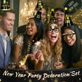 thumbnail image 6 of Tumao New Years Decorations 2026, New Years Eve Party Supplies 2026, Accessories includes Balloon, Headband Tiara, Glasses, Party Horns, 6 of 7