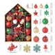 thumbnail image 4 of Bearachild 70 unidades/Kit de colgante de Navidad de plástico para boda, hogar, Hotel, jardín, porche, decoraciones colgantes, bolas, adornos Kits de decoración para fiestas Rojo Verde Oro Bearachild HA065335-03, 4 of 6