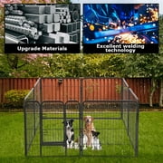 BestPet Dog Playpen Pet Dog Fence 40Height 8 Panels Metal Dog Pen