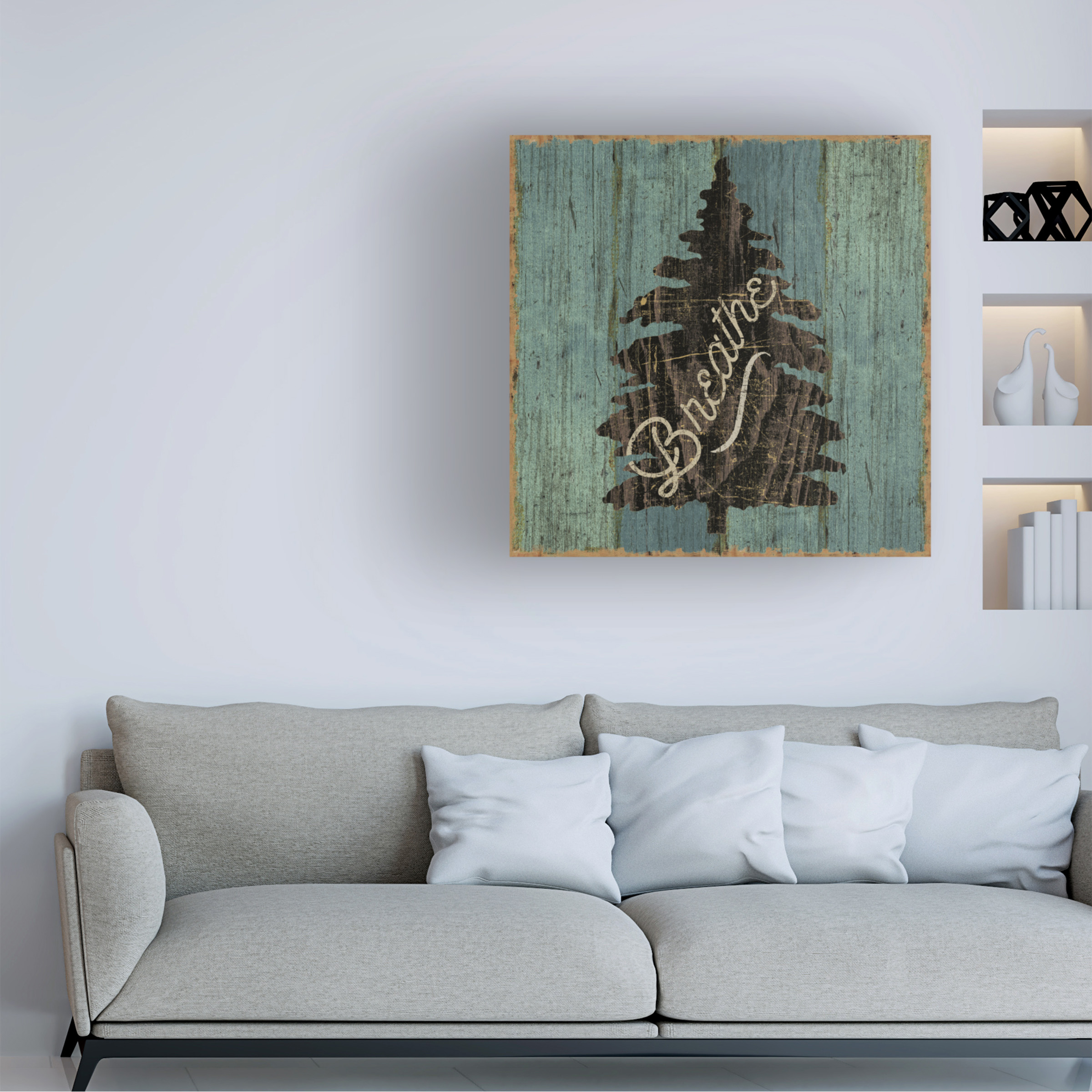Trademark Fine Art 'Lake Lodge X' Canvas Art by Sue Schlabach