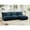 Blue, variant on Gewnee Slipcovered Modern 3 Seater Deep Seat Sofa Couch with Suppleness Armrests, Chenille Fleece Sofa with Soft Comfy Couch for Living Room