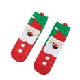 thumbnail image 2 of Steadlien Cartoon Christmas Stockings - Mid-Calf Holiday Socks with Festive Patterns - Warm Nylon Blend Socks for Winter and Autumn Seasonal Wear, 2 of 6
