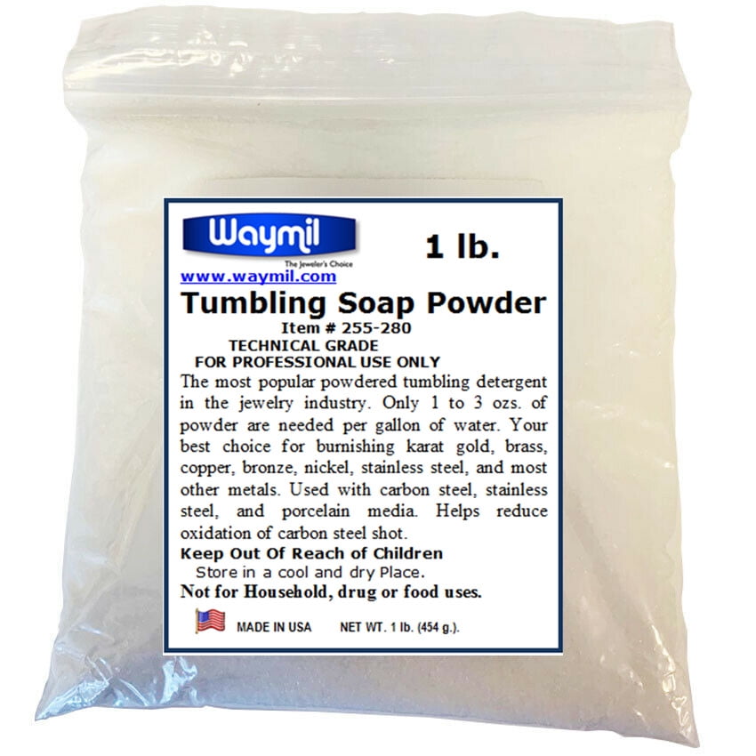 Tumbling Soap Powder 1 Lb Jewelry Tumblers Burnishing Gold Silver Brass
