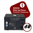 thumbnail image 3 of LiteFuze LT Series 3000 Watt Heavy Duty Voltage Converter Transformer, 3 of 7
