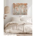 thumbnail image 3 of Orange Grey Forest Wall Art for Living Room,Canvas Picture Wall Decor for Bathroom Bedroom,Grey Modern Art Oil Painting Painting Artwork for Office Kitchen Hallway Dining Room Home Decor 12"x16", 3 of 8