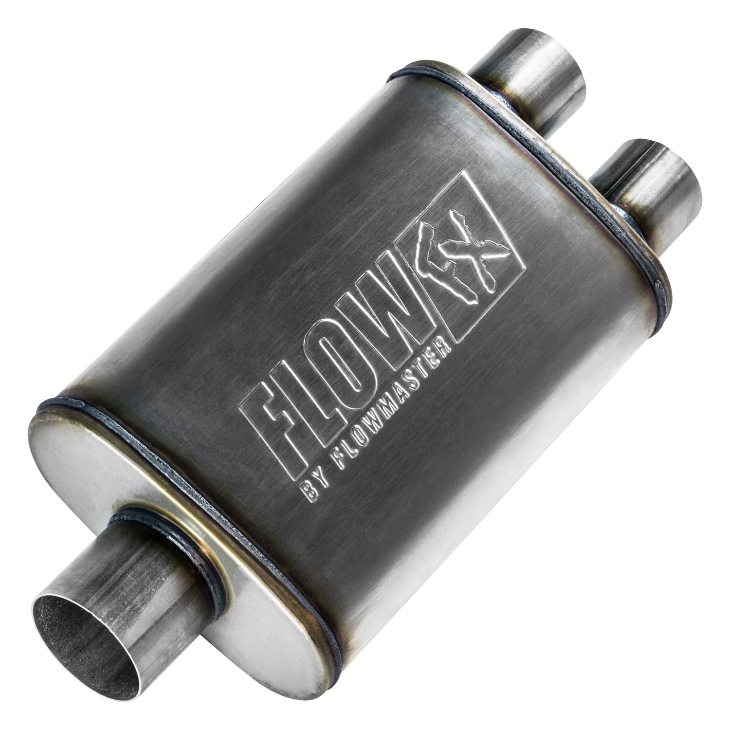 performance Universal Max Flow Muffler 3/" single 3/" dual reversible