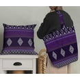 thumbnail image 5 of Soimoi Cotton Poplin Purple Fabric By the Yard - 42 Inch Wide - Ethnic Geometric Material - Artistic and Modern Patterns for Various Uses Printed Fabric, 5 of 6