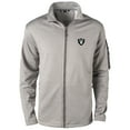 thumbnail image 2 of Men's Dunbrooke Heather Gray Las Vegas Raiders Full-Zip Fleece Jacket, 2 of 3