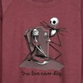 thumbnail image 3 of The Nightmare Before Christmas - True Love Never Dies - Women's Lightweight French Terry Long Sleeve Shirt, 3 of 5