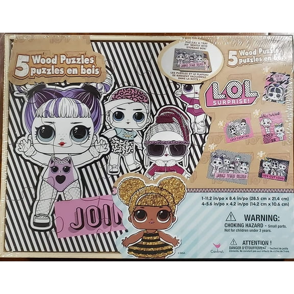 L.O.L. Surprise! 48-Piece Puzzle in Tin With Handle