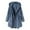 Blue, variant on Plus Size Fleece Jackets for Women 4x-5x Hooded Cardigan Fleece Faux Fur Coats for Women Long Sleeve Teddy Bear Jacket Button Fluffy Pullover Outerwear Coat