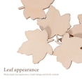 thumbnail image 3 of Maple Leaf Hand Decoration 100 Pcs Shape Wood Slices Chip for DIY Decorations Wooden, 3 of 6