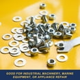 thumbnail image 6 of Uxcell M6 x 18mm Metal Screw Washers Set, 66Pcs 304 Stainless Steel Flat Washers, 6 of 6