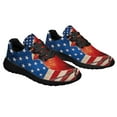 thumbnail image 6 of Patriotic Cardinal Bird American flag Shoes Sneakers Black Size 13, 6 of 7