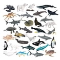 thumbnail image 3 of 32 Uds. Animales marinos realistas, modelo de Animal artificial, juego de juguetes, juguete educativo realista para niños, adorno de escritorio para, 3 of 8