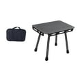 thumbnail image 2 of Mesa de campamento plegable mesa de playa liviana compacta para patio de picnic de patio Bolsa negra, 2 of 8
