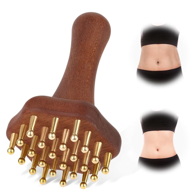 Instrumentos de masaje de terapia con madera, drenaje linfático KintKita