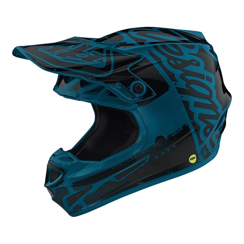 Ocean, XX-Large 109008006 Troy Lee Designs SE4 Polyacrylite Factory Off-Road Motocross Helmet
