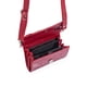 thumbnail image 4 of Bolso Crossbody A ÁNGELOZANO Charol  vegano tipo cincelado Color rojo, modelo Lupita, 4 of 5