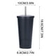 thumbnail image 3 of Taza aislante de acero inoxidable 500ml - Aislamiento al vacío, taza portátil para café, gran capacidad, diseño delgado, asa fácil de llevar, 3 of 4