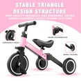 thumbnail image 6 of XJD 5 in 1 Toddler Bike for 1-4 Years Old Boy Girl Tricycles for Toddlers Kids Trikes for Balance Training Baby Bike Infant Trike, 6 of 10