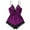 Purple, variant on Sexy Lingerie Bodysuit for Women Lace Solid Sedin Seductive Sling Jumpsuit Suit Red