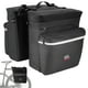 thumbnail image 1 of Alforjas para bicicleta KEMIMOTO 34L, impermeables y con funda para lluvia, color negro, 1 of 8